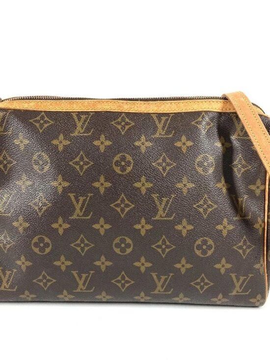 Louis Vuitton Shoulder Bag Chulli Monogram Canvas Brown